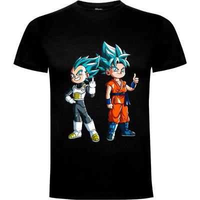 Camiseta Goku and Vegeta God - Camisetas Anime - Manga
