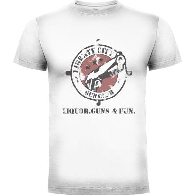 Camiseta Liberty city Guns Club - Camisetas Videojuegos