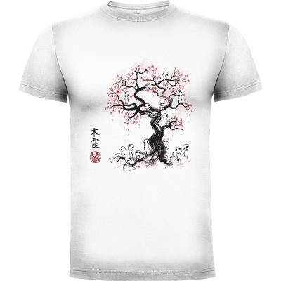 Camiseta Forest Spirits sumi-e - Camisetas Anime - Manga
