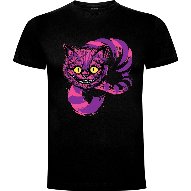 Camiseta Grinning like a Cheshire Cat (purple)
