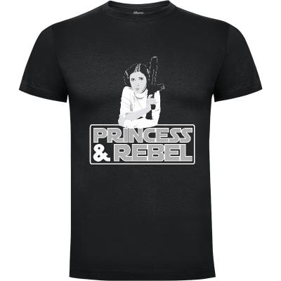 Camiseta Princess and Rebel (por Mos Graphix) - Camisetas star wars