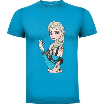 Camiseta Punk Elsa - Camisetas Dibujos Animados