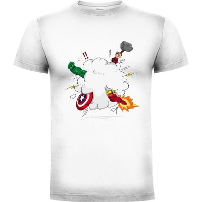 Camiseta Marvel Fight - Civil War - Camisetas Gualda Trazos