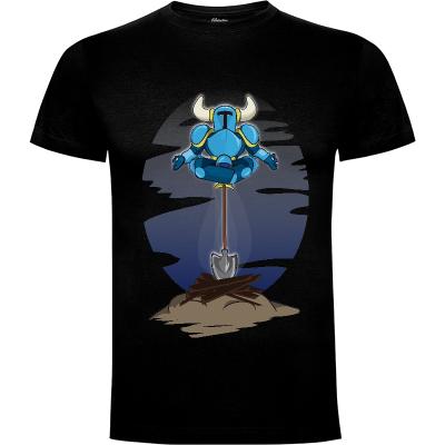Camiseta Shovel Yoga Knight - Camisetas Gualda Trazos