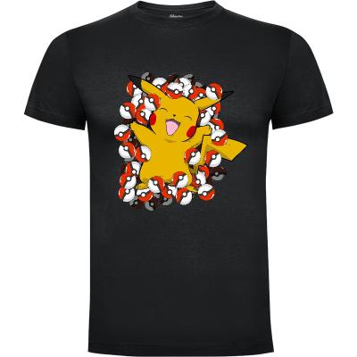 Camiseta Pikachu - Pokeball Beauty - Camisetas Videojuegos