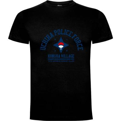Camiseta Uchiha police force - Camisetas Fanfreak