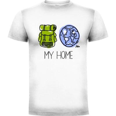 Camiseta My home - Camisetas Divertidas