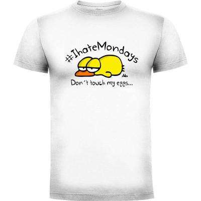 Camiseta I hate mondays - Camisetas Divertidas