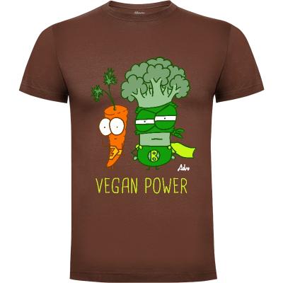 Camiseta Vegan power - Camisetas Graciosas