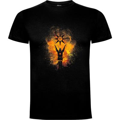 Camiseta Praise the sun art - Camisetas video game