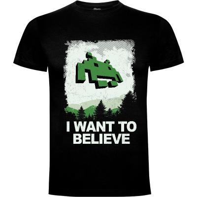 Camiseta I WANT TO BELIEVE - Camisetas Skullpy