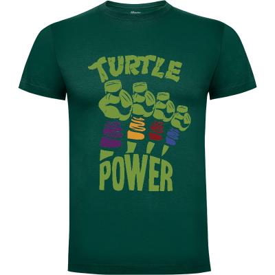 Camiseta Turtle Power - Camisetas Dibujos Animados