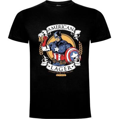 Camiseta American Lager - Camisetas Comics