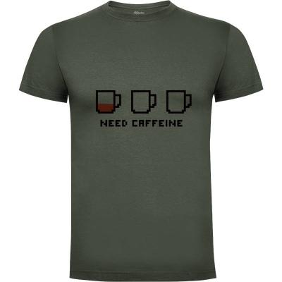 Camiseta Caffeine - Camisetas Divertidas