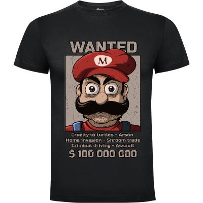 Camiseta Wanted Mario - Camisetas Le Duc
