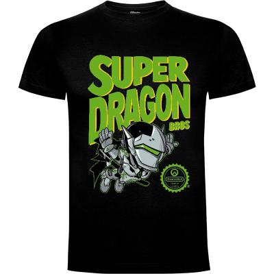 Camiseta Super Dragon Bros vers Genji - Camisetas Fernando Sala Soler