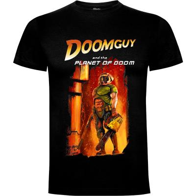 Camiseta Doomguy in the planet of doom - Camisetas Demonigote