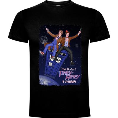 Camiseta THE DOCTOR'S TIMEY-WIMEY ADVENTURE (full cover) - Camisetas Series TV