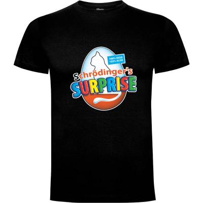 Camiseta Schrödinger's Surprise - Camisetas Divertidas