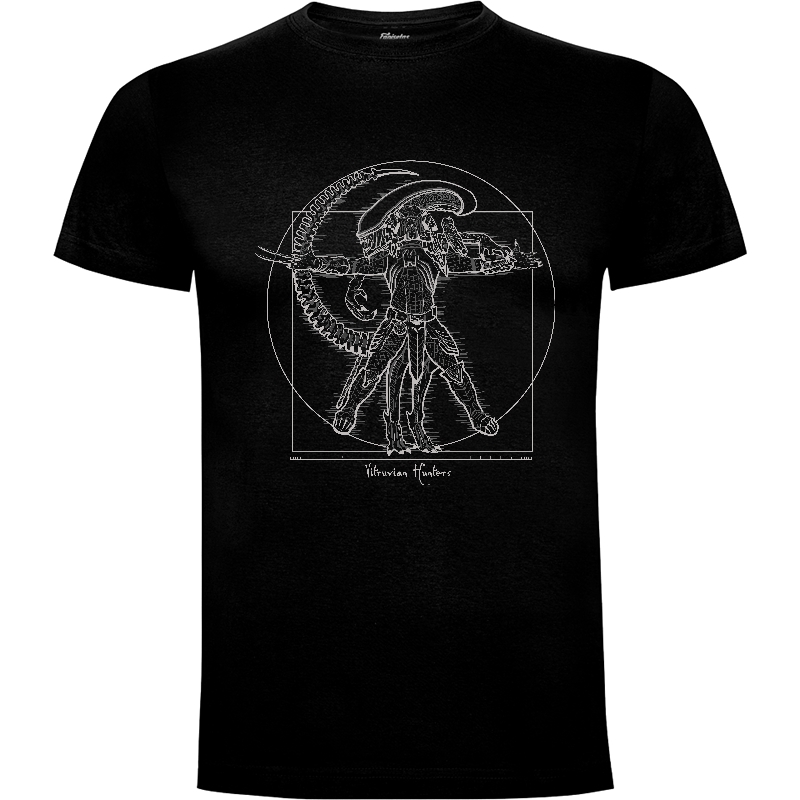 Camiseta Vitruvian Hunters ( Negative)