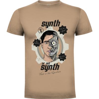 Camiseta Synth o no Synth - Camisetas Gualda Trazos