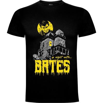 Camiseta A night with Bates - Camisetas Gualda Trazos