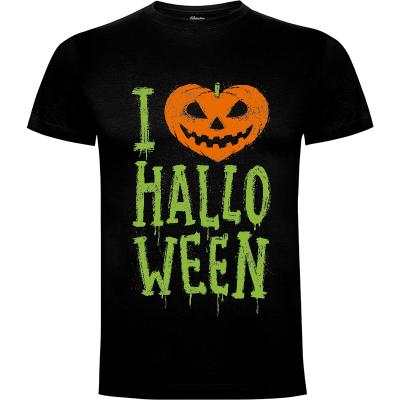 Camiseta Love Halloween - Camisetas Divertidas