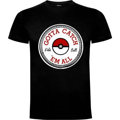 Camiseta Gotta Catch ´Em All Converse - Camisetas Melonseta