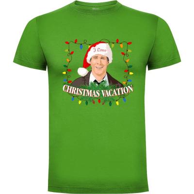 Camiseta I Love Christmas Vacation (por Mos Graphix) - Camisetas Navidad