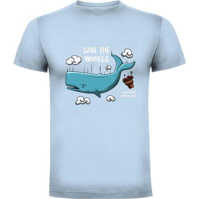 Camiseta Save the whales - Camisetas Cine