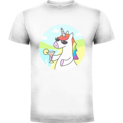 Camiseta Unicorn Chill - Camisetas Sombras Blancas