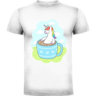 Camiseta Unicorn Coffee - Camisetas Sombras Blancas