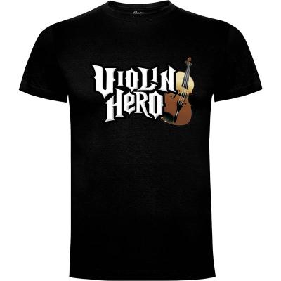 Camiseta Violin Hero - Camisetas Videojuegos