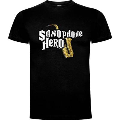 Camiseta Saxofón Hero - Camisetas juegos