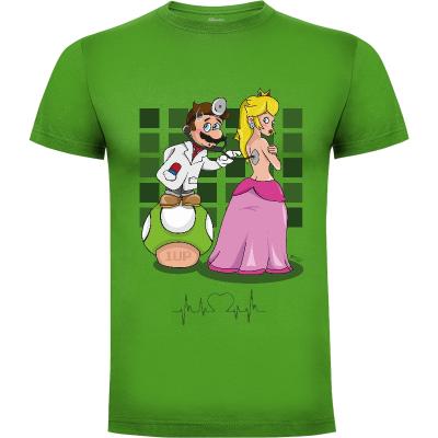 Camiseta Dr Mario - Camisetas Gualda Trazos