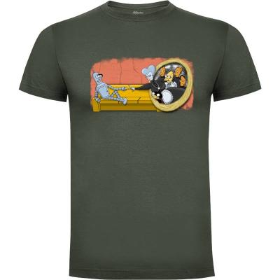 Camiseta La Creación de Bender - Camisetas Dibujos Animados