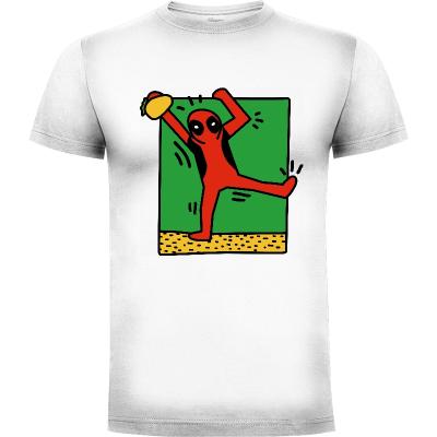 Camiseta Haring Deadpool - Camisetas Comics