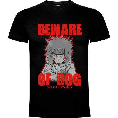 Camiseta Cuidado con el perro - Camisetas PsychoDelicia