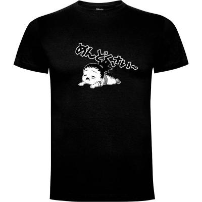 Camiseta Mendokusai - Camisetas PsychoDelicia