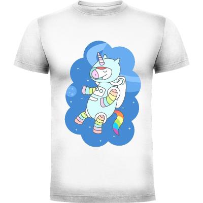 Camiseta Unicorn Astronaut - Camisetas Sombras Blancas