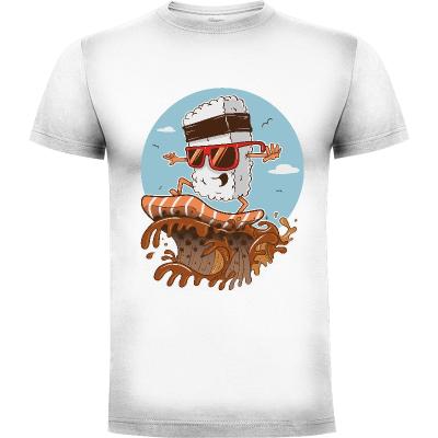 Camiseta Sushi Surfer - Camisetas Divertidas