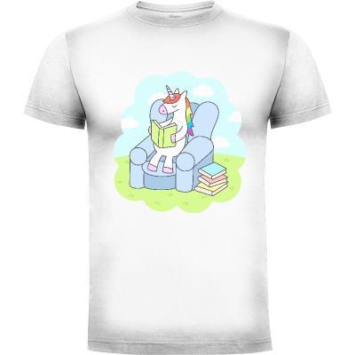 Camiseta Unicorn Reader - Camisetas Sombras Blancas