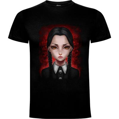 Camiseta Wednesday Addams - Camisetas Dey Rus Fantasy Art