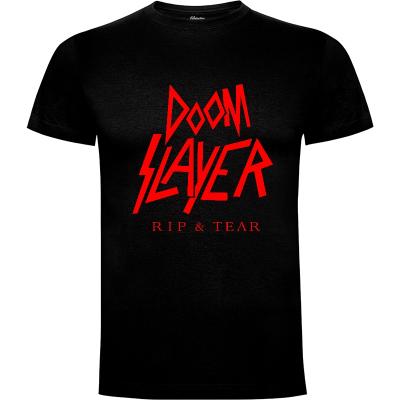Camiseta Doom Slayer - Camisetas Demonigote