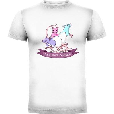 Camiseta Pet Rat Owner - Camisetas Chulas