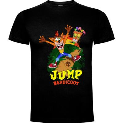 Camiseta Jump Bandicoot - Camisetas Gualda Trazos