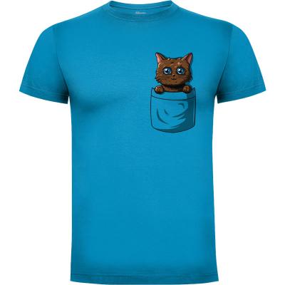 Camiseta Pocket kitten - Camisetas Cute