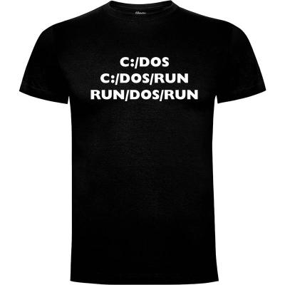 Camiseta C/DOS/RUN - Camisetas Divertidas
