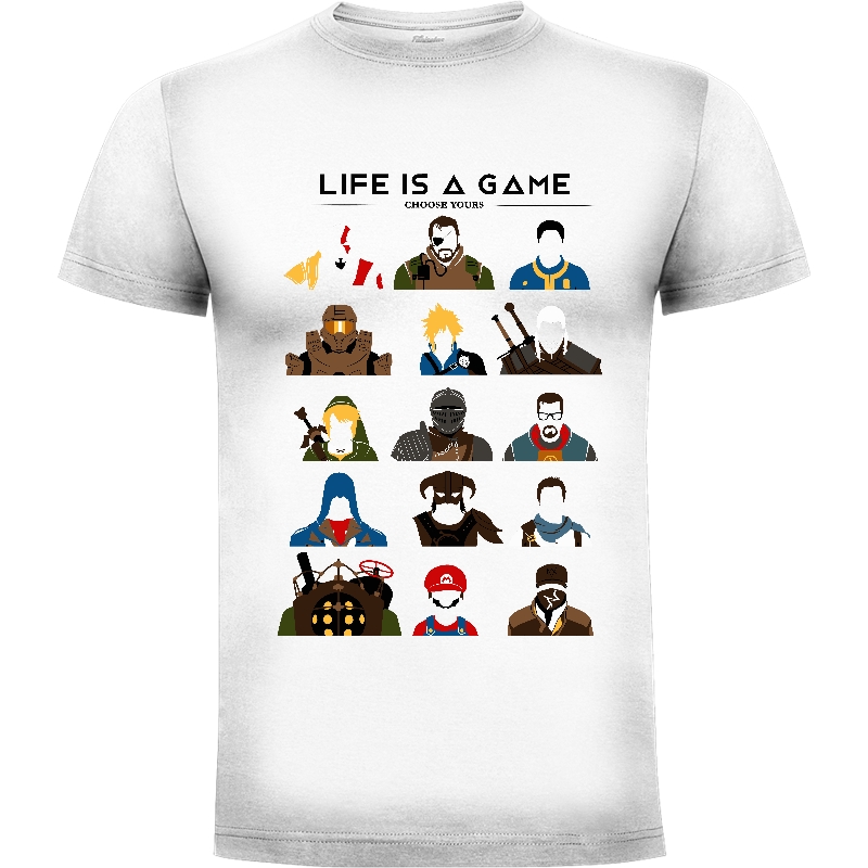 Camiseta Life is a game