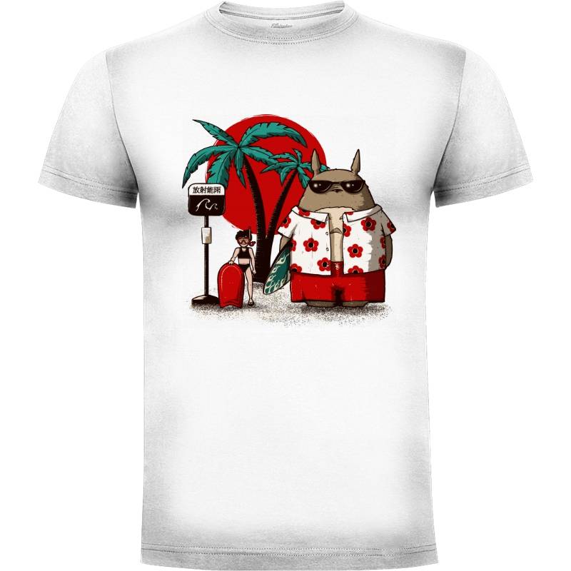Camiseta Totoro beach